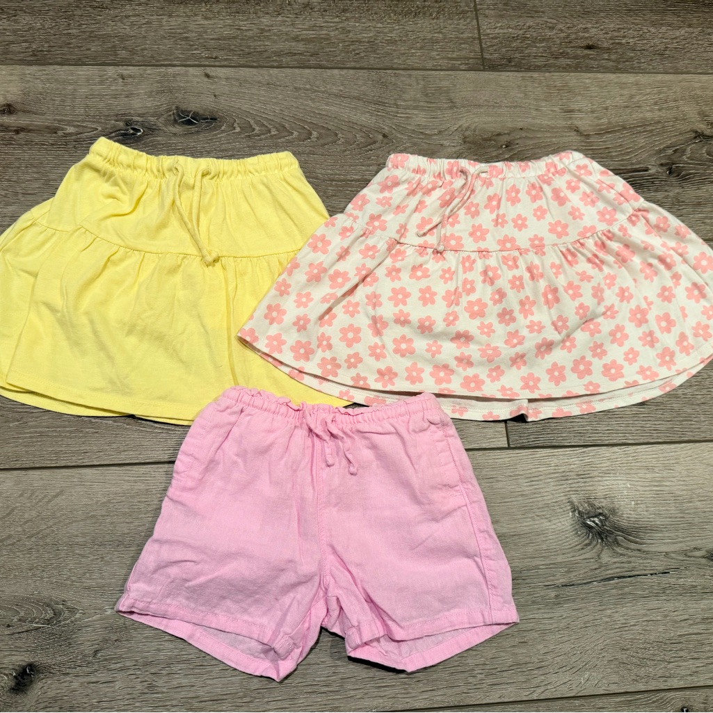 Kids Yellow And Pink Skort And Short Bundle From Old Navy